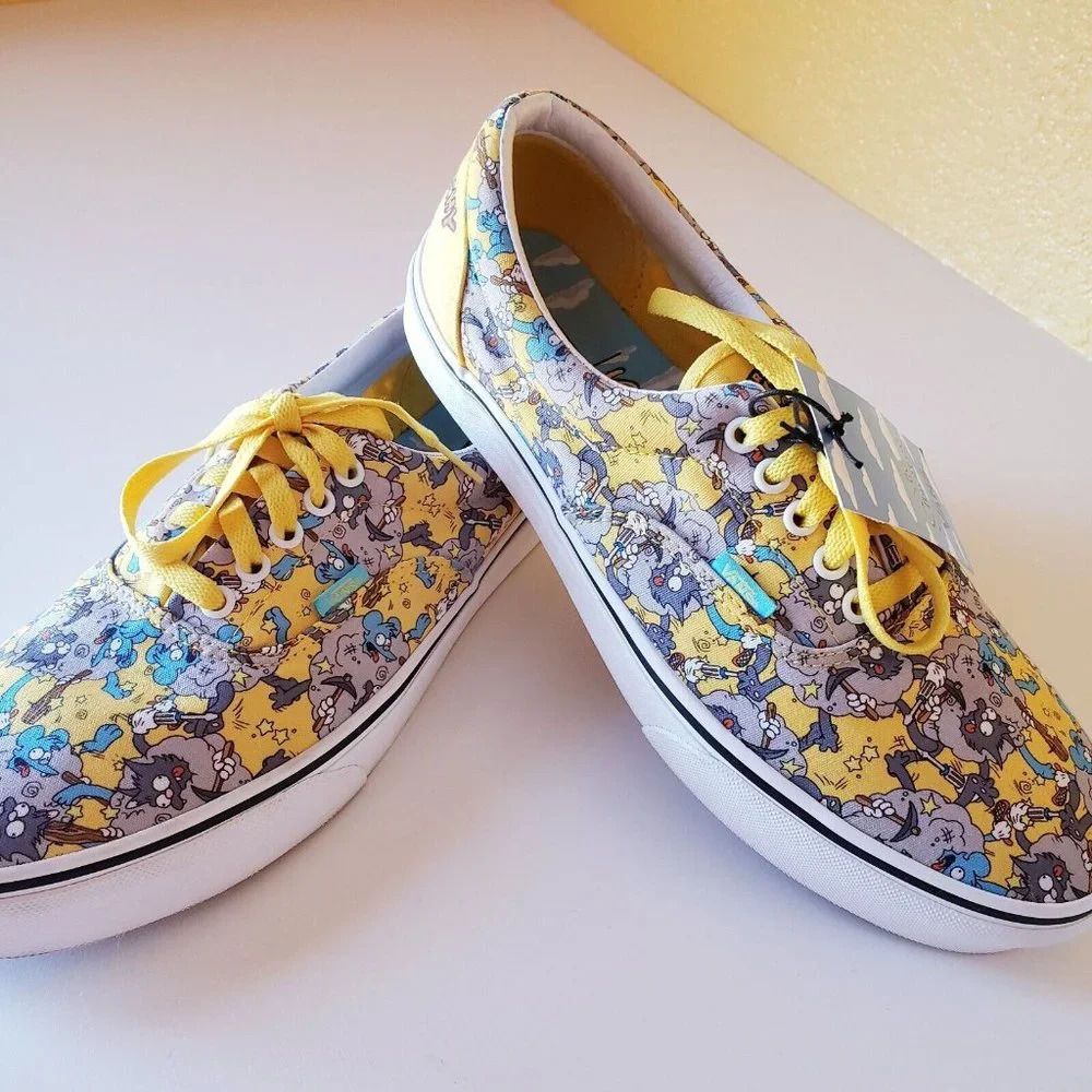 VANS Era X The Simpsons Itchy & Scratchy 2020 Yellow Sneakers Shoes Men's US 11 - Picture 12 of 16